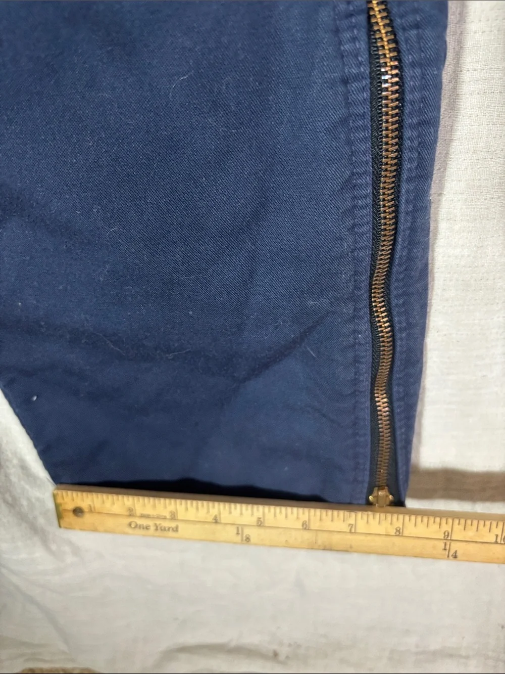 VTG 80s OshKosh B'gosh Youth 14/16 L Navy Blue Kids Coverall Quiltlined Jumpsuit